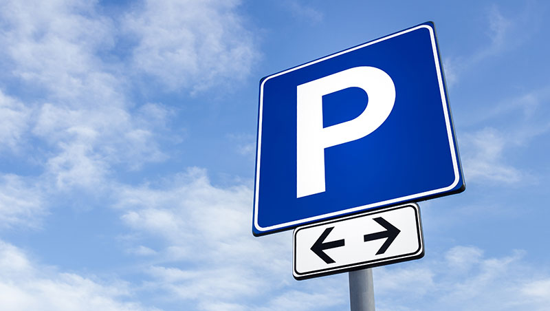 Parking Lot Sign